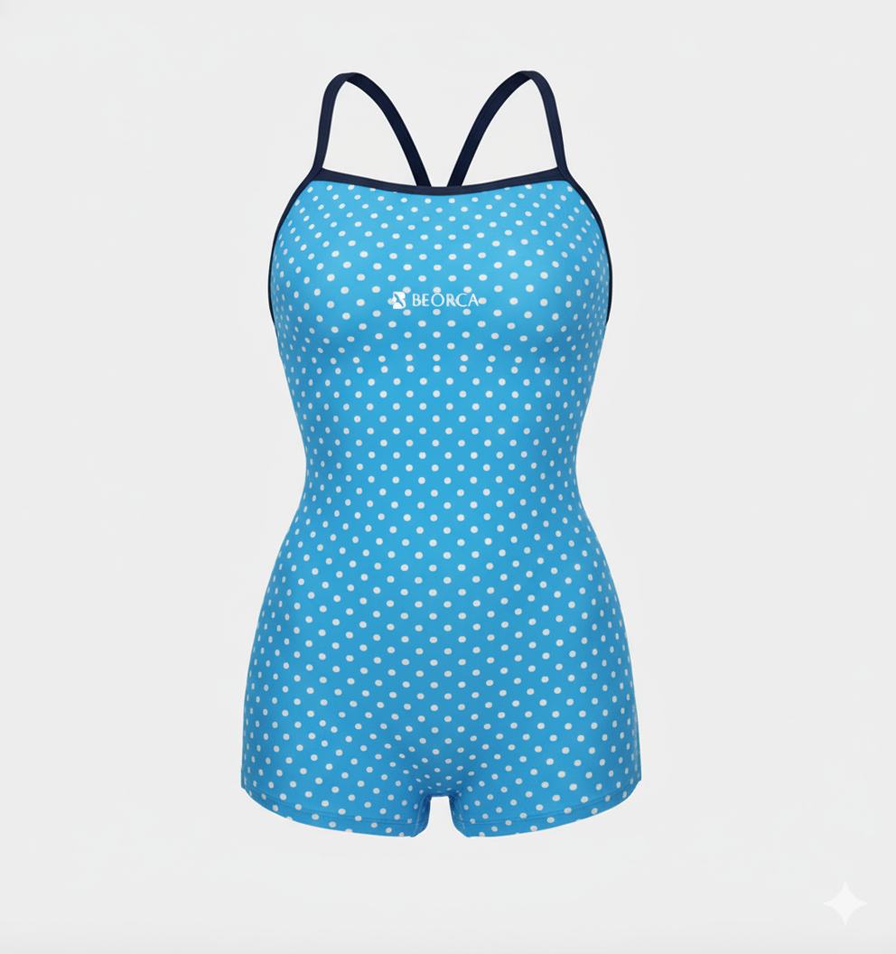 Signature Noble Line Swimsuit [Marine]