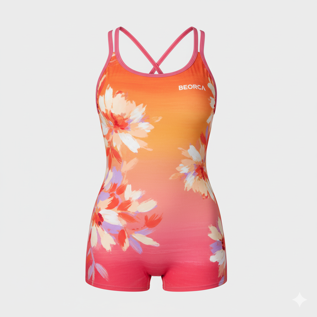 Signature Noble Line Swimsuit [Tropical]